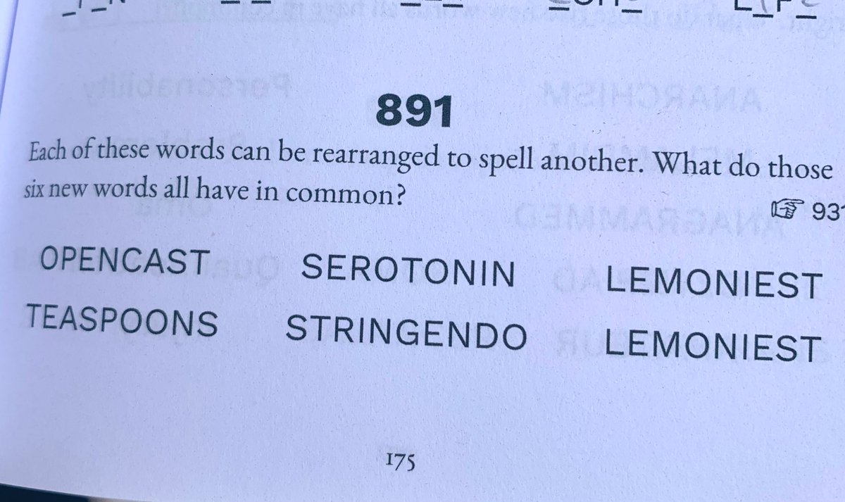 Ok <a href="/HaggardHawks/">Haggard Hawks 🦅📚 Words | Language | Etymology</a> you got me with this one … I thought one of the words being listed twice must be a typo. Checked the solutions and no it’s my mistake 😅😅 
Curse this excellent book lol