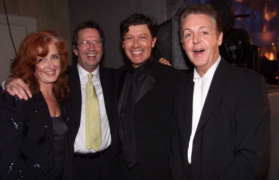 Happy Birthday <a href="/PaulMcCartney/">Paul McCartney</a>! 🎂 

w/ <a href="/TheBonnieRaitt/">Bonnie Raitt</a> &amp; <a href="/EricClapton/">Eric Clapton</a> 📸 KMazur
