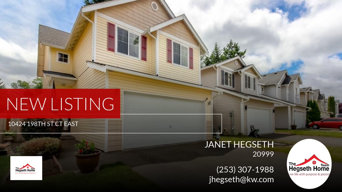 jhegseth's tweet photo. 📍 New Listing 📍 Take a look at this fantastic new property that just hit the market located at 10424 198th St Ct East in Graham. Reach out here or at (253) 307-1988 for more information

Living Life with Purpose and Passion

Your... https://t.co/FutZasl0zf https://t.co/UKA6YCmWM7