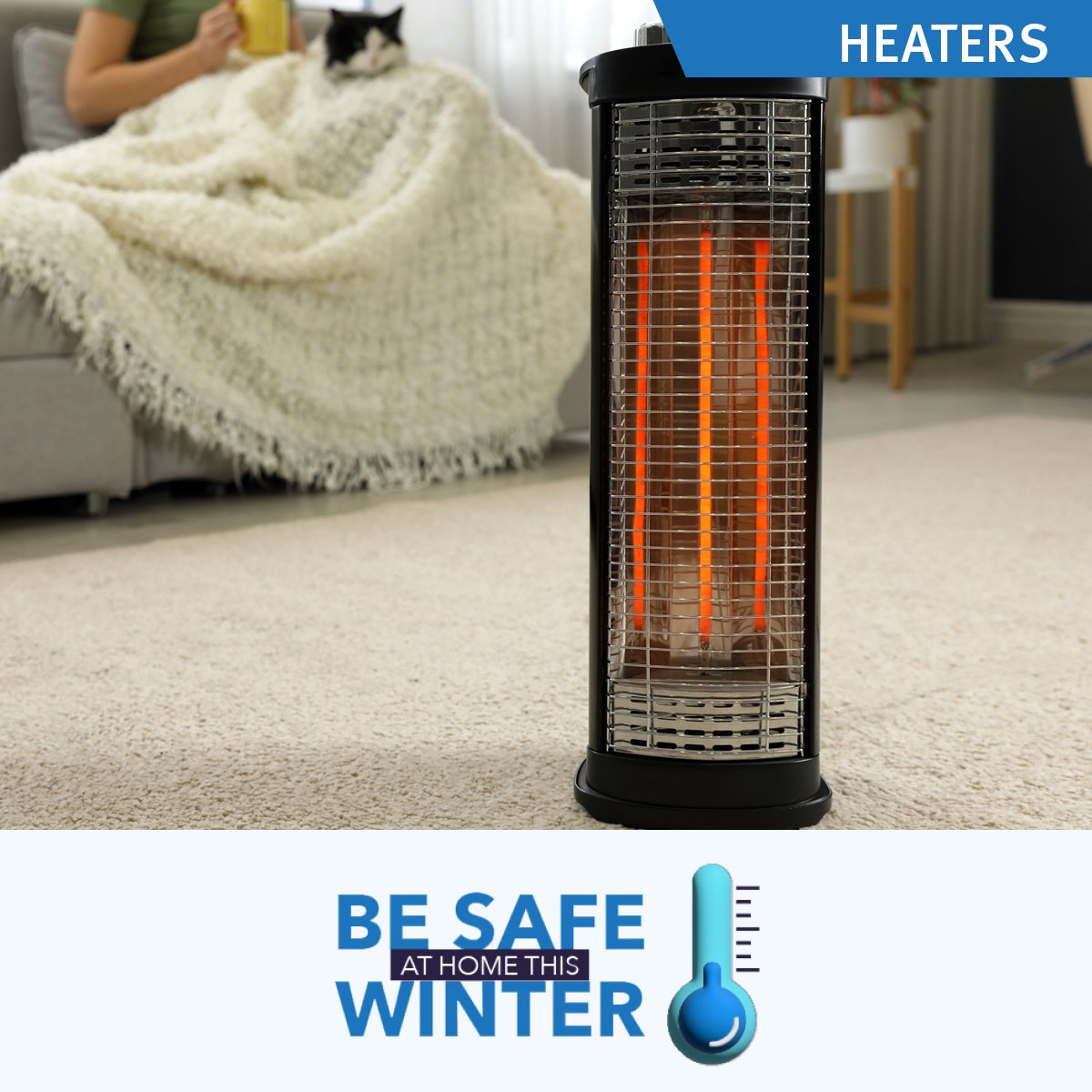 Make sure you use your heater the right way this winter. Place the heater on a flat surface and make sure it’s away from children and pets and at least 1 metre from combustible items.

For more winter safety info visit productsafety.gov.au/wellwinter

#WinterSafety