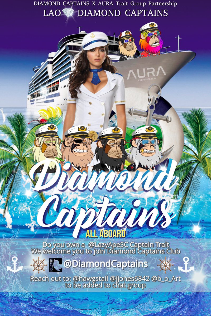 Who wants to be part of the best club in web3??

Come join the #LAO @DiamondCaptains🥳🥳🥳

And Also Possibly Win a Mutant!

@LazyApeSC @DiamondCaptains @LOUDMOUTH_ETH #Battleship #ProudtoDeath #Shillteam6 #Captains #LAO #DiamondCaptains