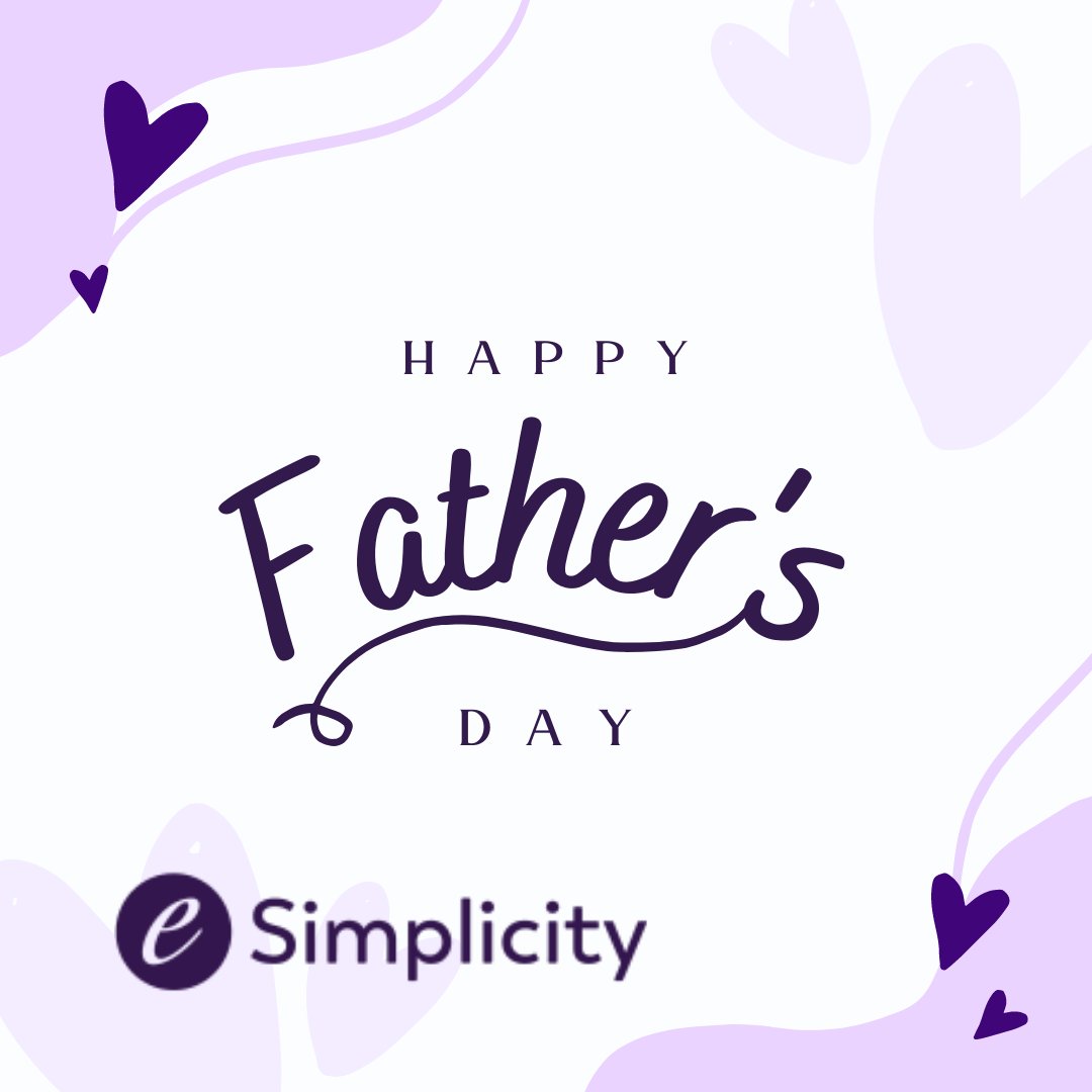 🎉 Happy Father's Day! 🎉

At eSimplicity, we want to extend our warmest wishes to all the amazing fathers out there. You are appreciated! 

#FathersDay #CelebratingDads #HappyFathersDay #eSimplicity #Telecommunications #HealthcareIT