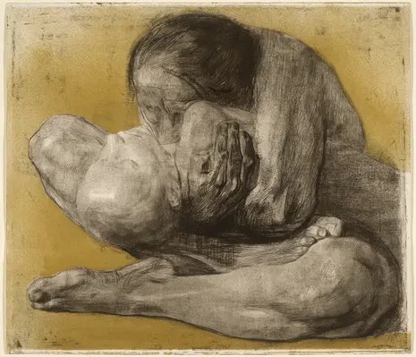 sometimes i remember “woman with dead child” by käthe kollwitz and my chest hurts