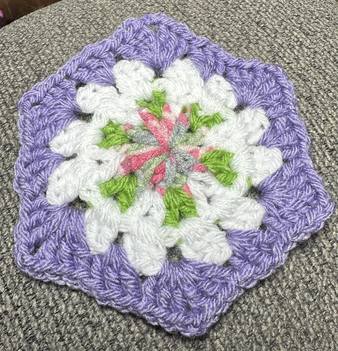 Hexagon!! #crochet