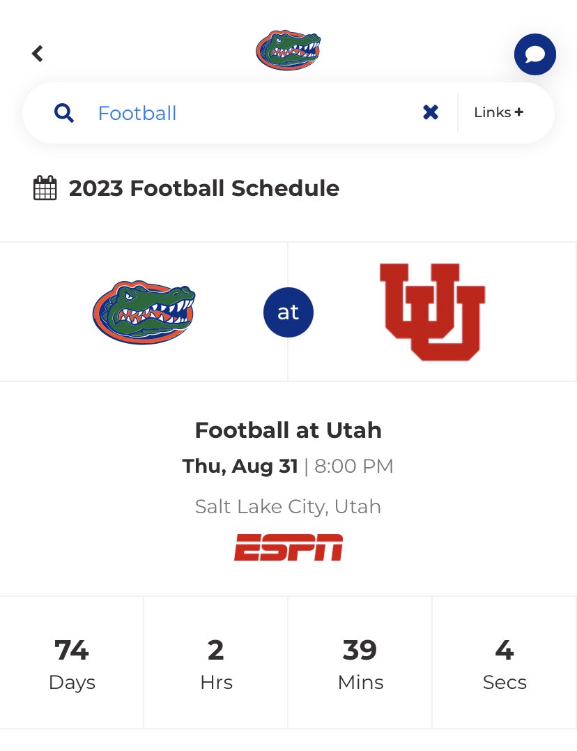 #GoGators #GatorsFootball #GatorNation #Utes #Utah only 74 days !