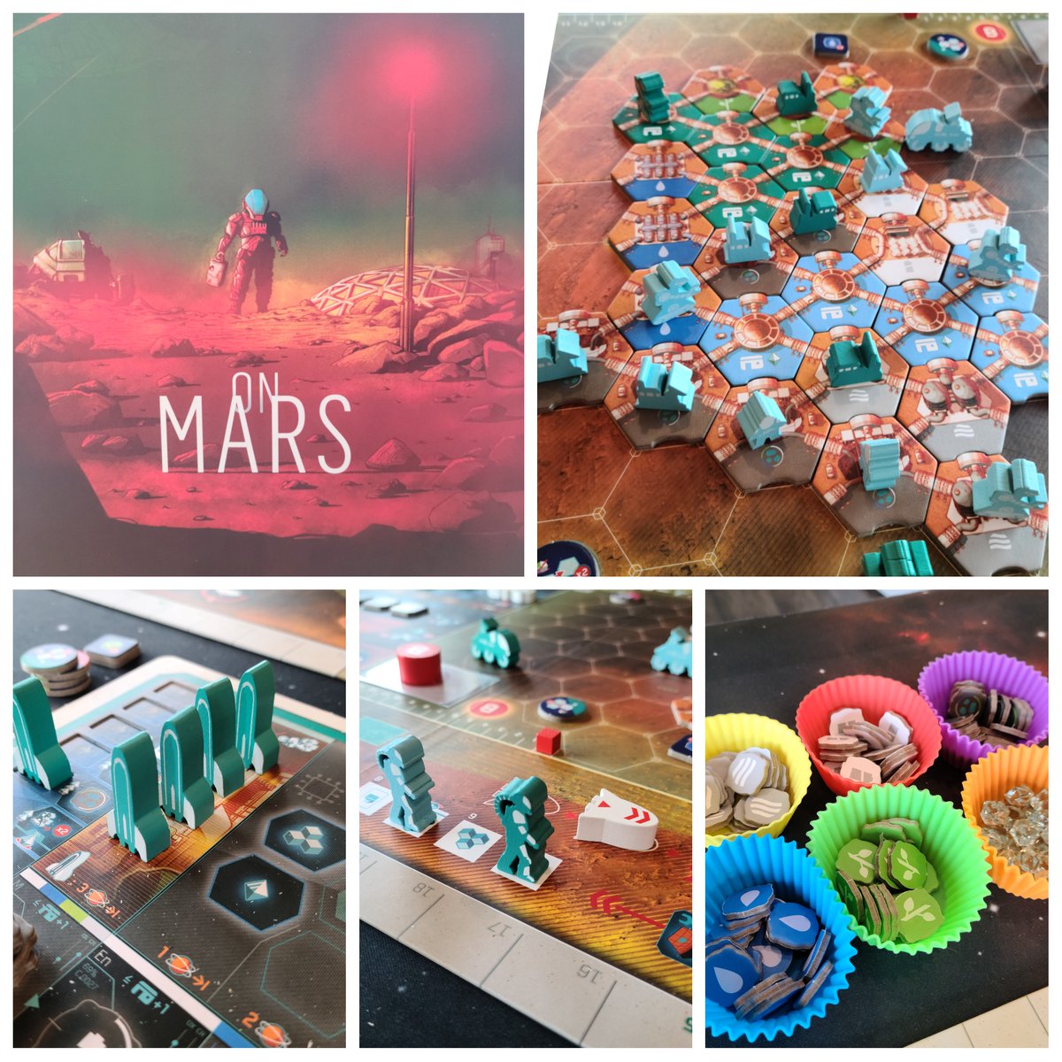 My son and I spent Father's Day 'On Mars.' He proceeded to teach me a thing or two (141 to 113). It was a 🧠 🔥. Such a great game @EagleGryphon @vitallacerda !