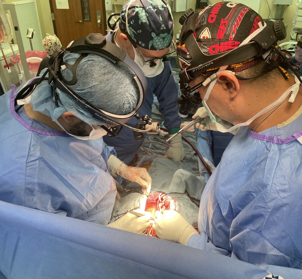 Just a couple of Vandy Heart Transplant Dads (and a few Moms) helping a Dad get a new heart on Father’s Day. Better than new socks.