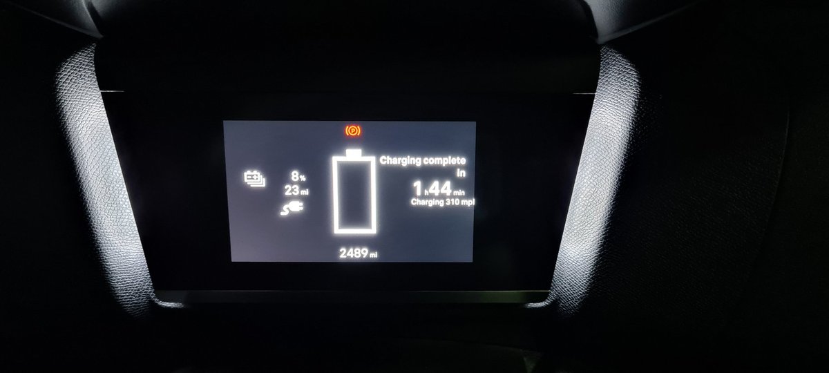 MttRbnsn's tweet photo. Lovely evening for charging an #EV - ramrod rain, thunderstorms stalking about. Glorious. 😬

Doesn't help that the car and #InstaVolt charger at McD's Ollerton roundabout didn't talk to each other at first. So I'm now sodden.

@CitroenUKPR #eC4X badly needed the volts, though! https://t.co/6PF8qAFhcF
