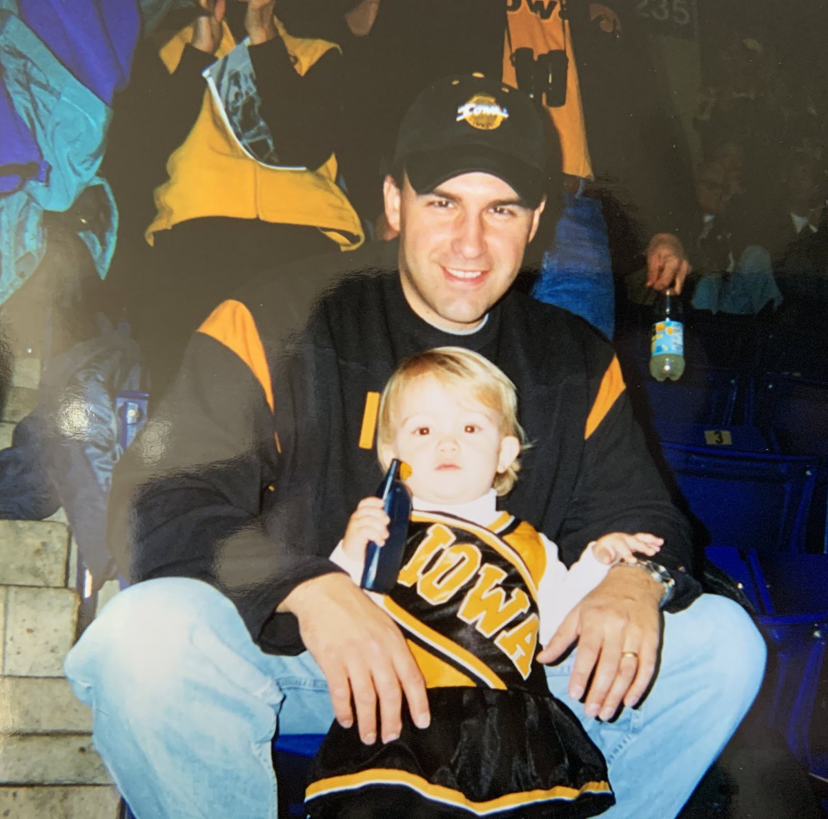 KenzKroll's tweet photo. Happy Father’s Day to the man who taught us hard work, selflessness, and how to love the Hawks! We love you @KrollJeremy https://t.co/B4VDRm1vHr