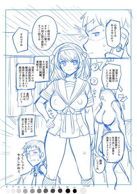 ムチムチな閉鎖空間が発生し
ムチムチな世界改変が行われる前に
ムチムチなハルヒをセックスで満足させて世界を救え--! 