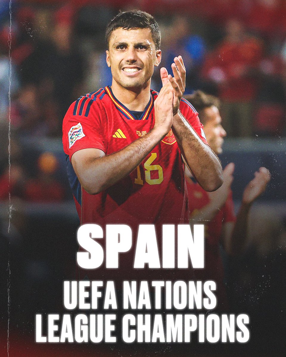 SPAIN HAVE WON THE 2023 NATIONS LEAGUE 🇪🇸