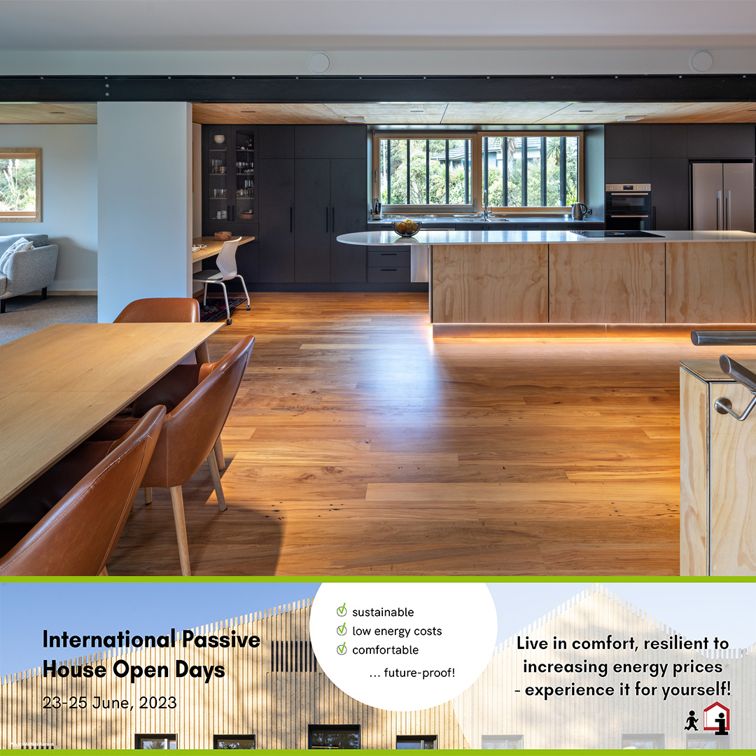 Experience a Passive House! International Passive House Open Days 2023 is this weekend

ow.ly/tZ1C50ORbrp for more details in New Zealand.

This includes our project below on Saturday 24th, 10am – 12pm and Sunday 25th, 10am – 12pm

#passivehouse #nzarchitecture