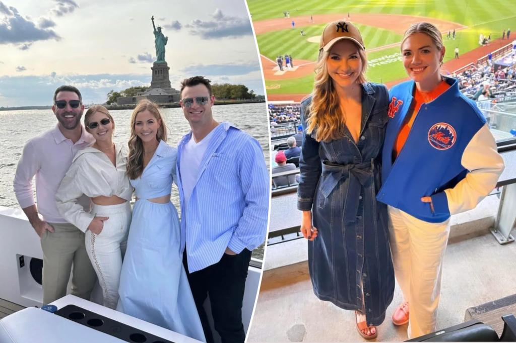 Justin Verlander’s wife Kate Upton, Gerrit Cole’s wife Amy hang at Subway Series in WAG reunion https://t.co/IxJbTpiR6g https://t.co/wC5qGJ2P8P