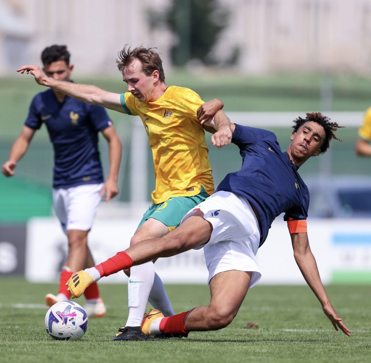 On the podium 🥉🇦🇺

Congratulations to the Olyroos on securing a third-place finish in the <a href="/TournoiMRevello/">Tournoi Maurice Revello</a> overnight!

A-Leagues young guns Jake Hollman and Louis D'Arrigo hit the back of the net in the Olyroos 2-0 win over hosts France in the third-place play-off 👏

📸