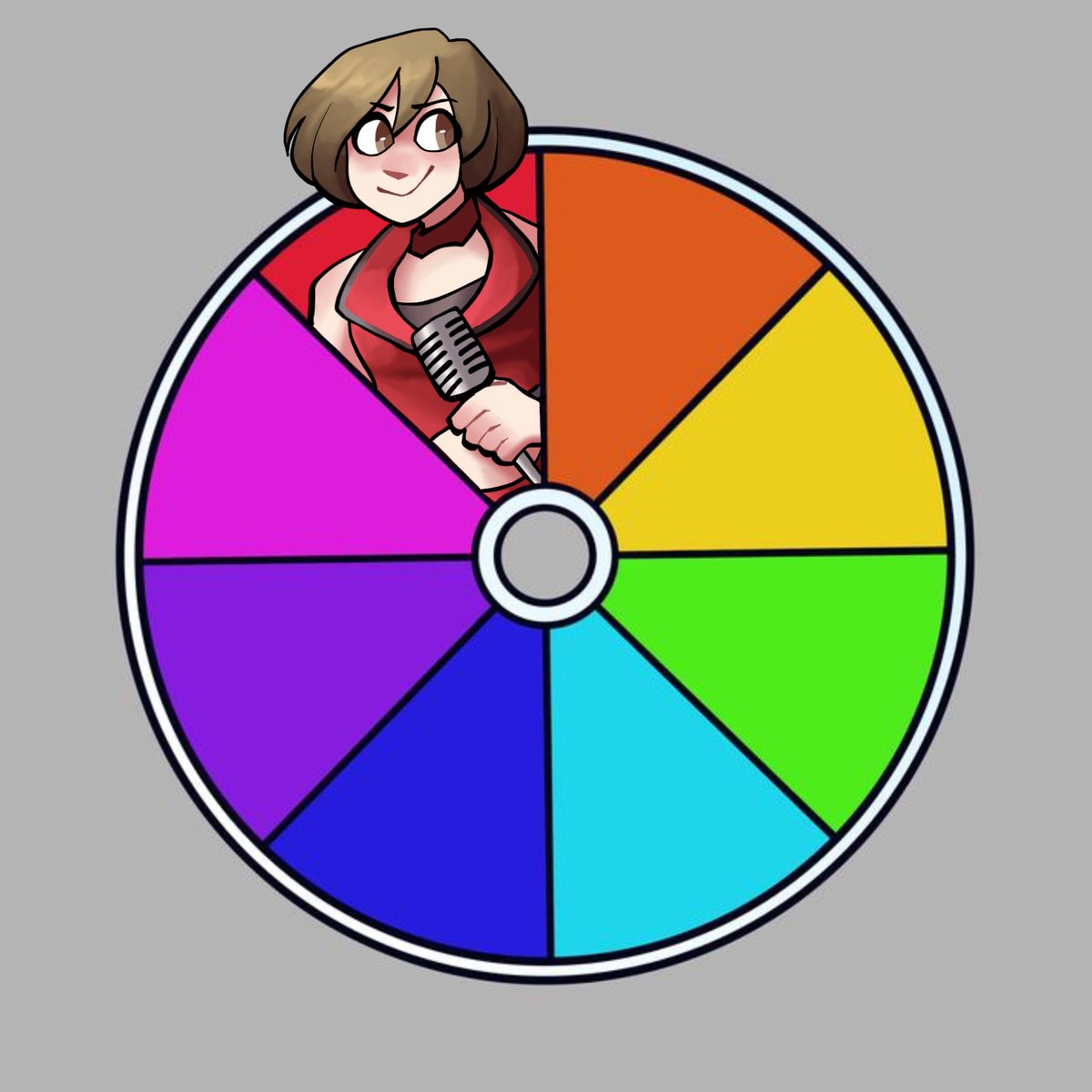 Red is done!! Here’s Meiko! :D 
Now give me an orange character to draw!