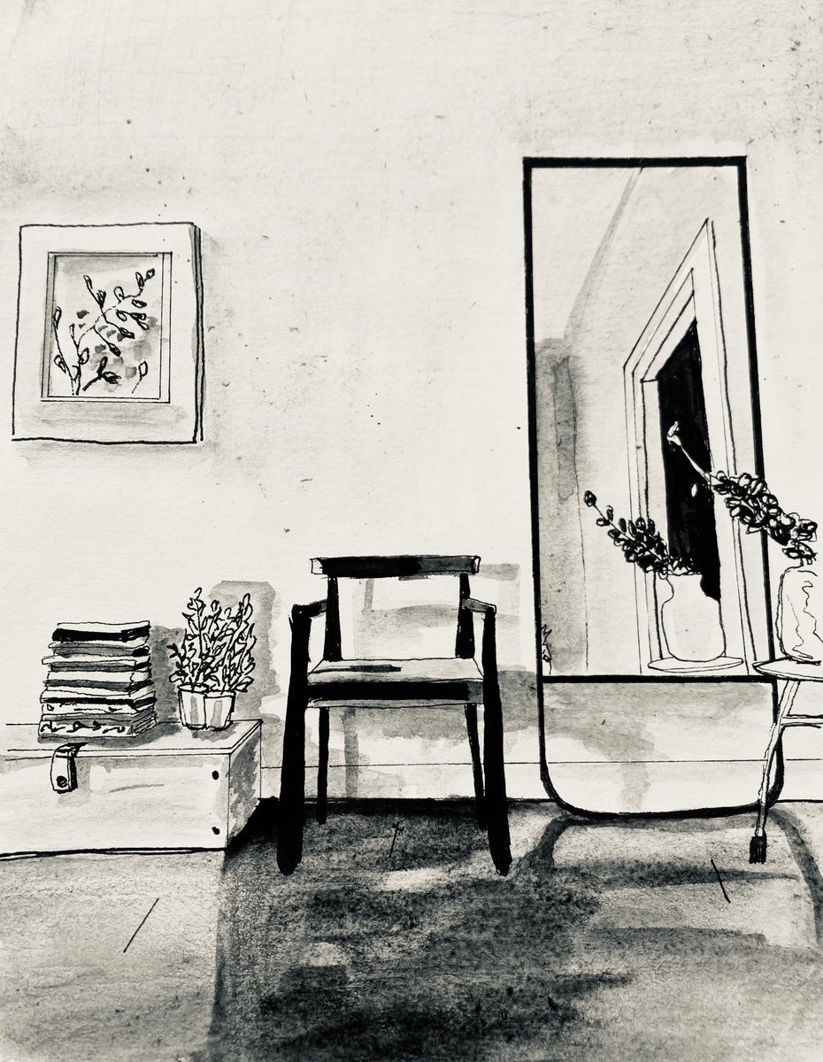 - Ta’ frescu…
- Ey

Odio el calor.

#odioelcalor #idaliacandelas #ink #tinta