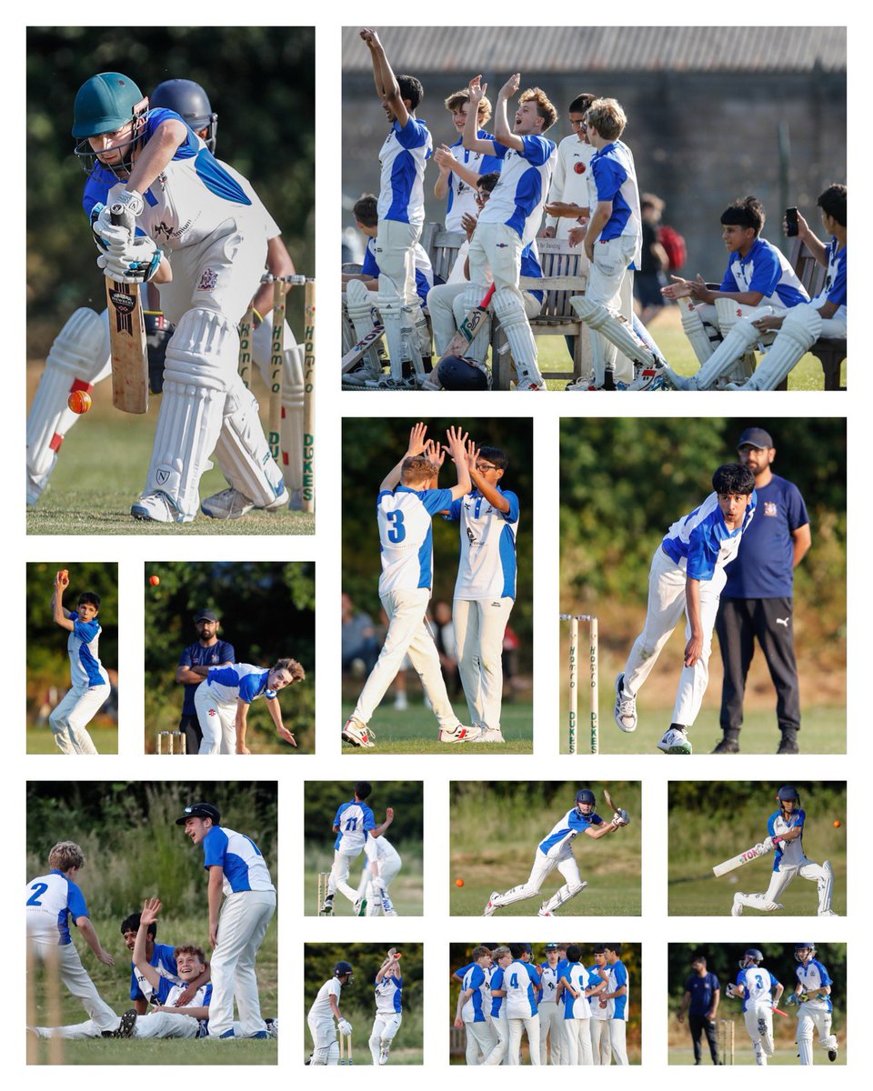 Victorious scenes from a wonderful U14s T20 against @south_loughton at our home ground on Weds eve. The evening saw some very impressive play by both teams. Congrats to our juniors who won by 24 runs #juniorcricket #walthamstow 🙏🏻 @TouchTightMedia for the great photography