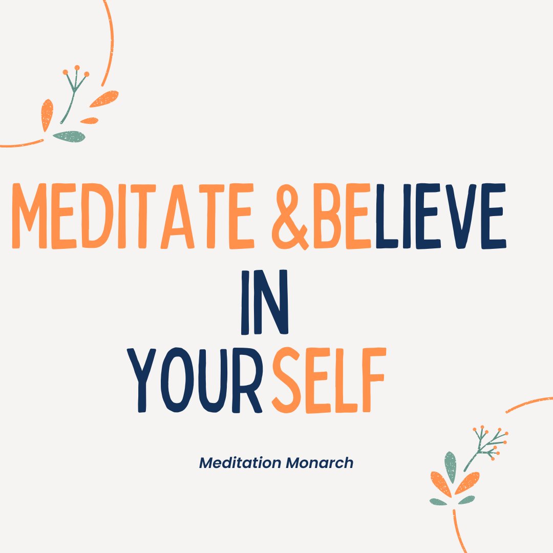 Meditate and believe in yourself.💪

#mindfulness #innerpeace #innerstrength #selfbelief #selfbeliefjourney #meditation #meditationmotivation #mindset #mindsetmatters #selfempowerment #zenzone #dailymotivation #twitterthoughts #Twitterwisdom #twitterMotivation #TwitterOfTime