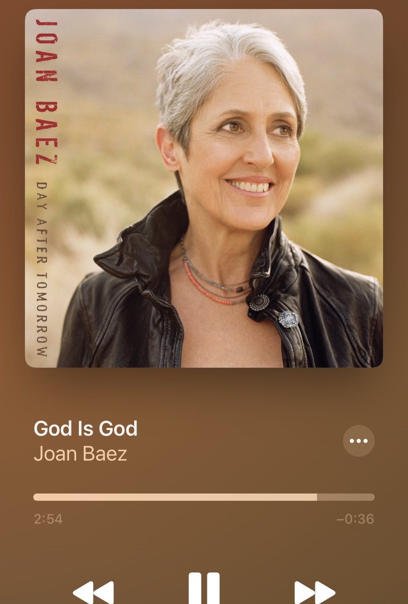 PREACH, Joanie!

#GodIsGod #joanbaez #GodIsGood #GodIsGoodAllTheTime #omnipotence #omnipotent #thywillbedone