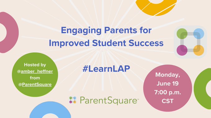 Please join @amber_heffner MONDAY at 7pm Central for #LearnLAP!

#asiaEd #sunchat #nctlchat #1stchat #21stedchat #apchat #ecet2 #edchatri #gclchat #isnchat #mnlead #nbtchat #titletalk #wischat #urbnedchat #aussieed #edumatch #nhed #TOKchat #Read4Fun #nctlchat #podcastPD #edchat