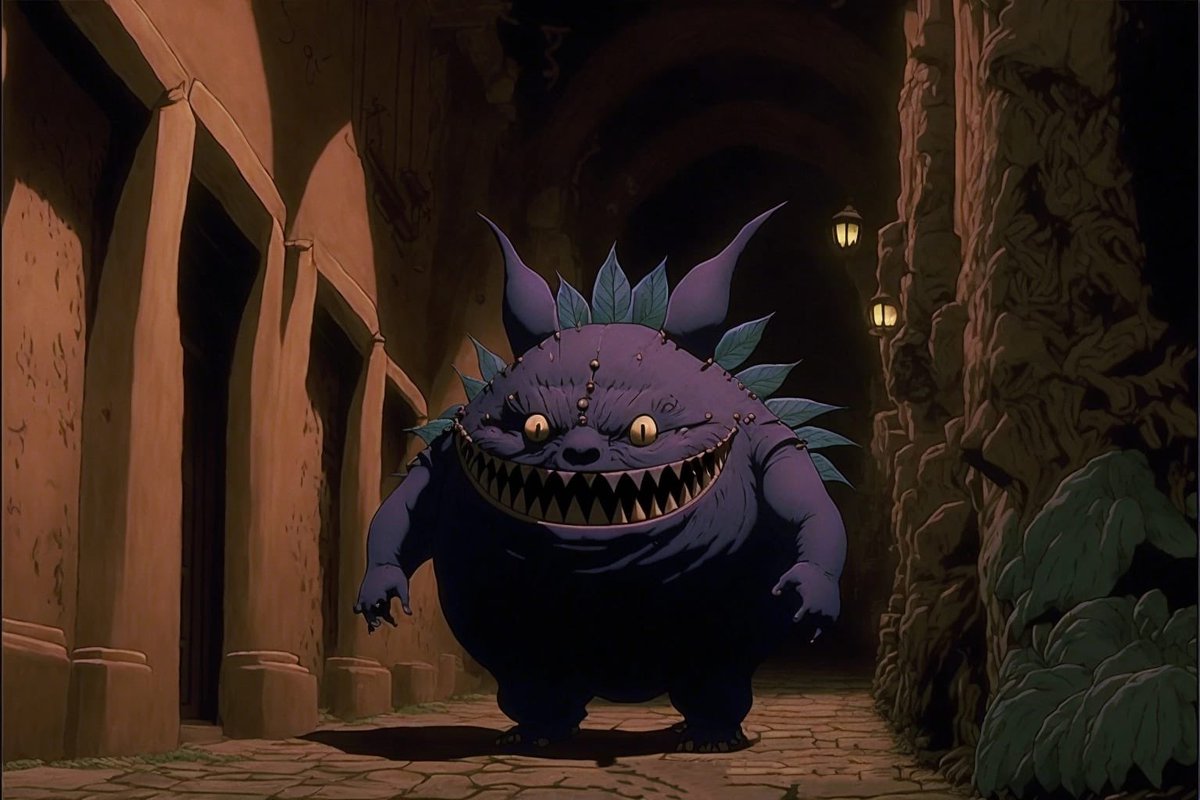 tokyotengu's tweet photo. studio ghibli x pokémon https://t.co/y0opIINqJe