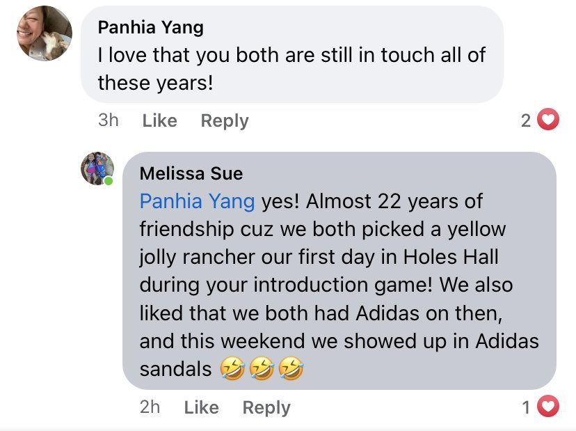 This made me ridiculously happy. I love that two of my former residents from when I was their RA are still good friends. #reslife @stcloudstate #residentiallife #residentadvisor