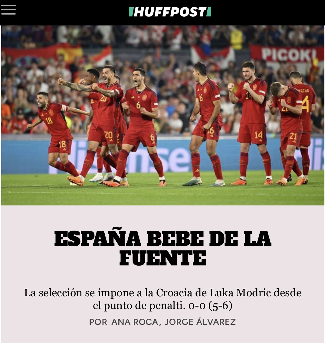 EN PORTADA

La victoria de España en la #UEFANationsLeague desde el punto de penalti

huffingtonpost.es/deporte/espan-…