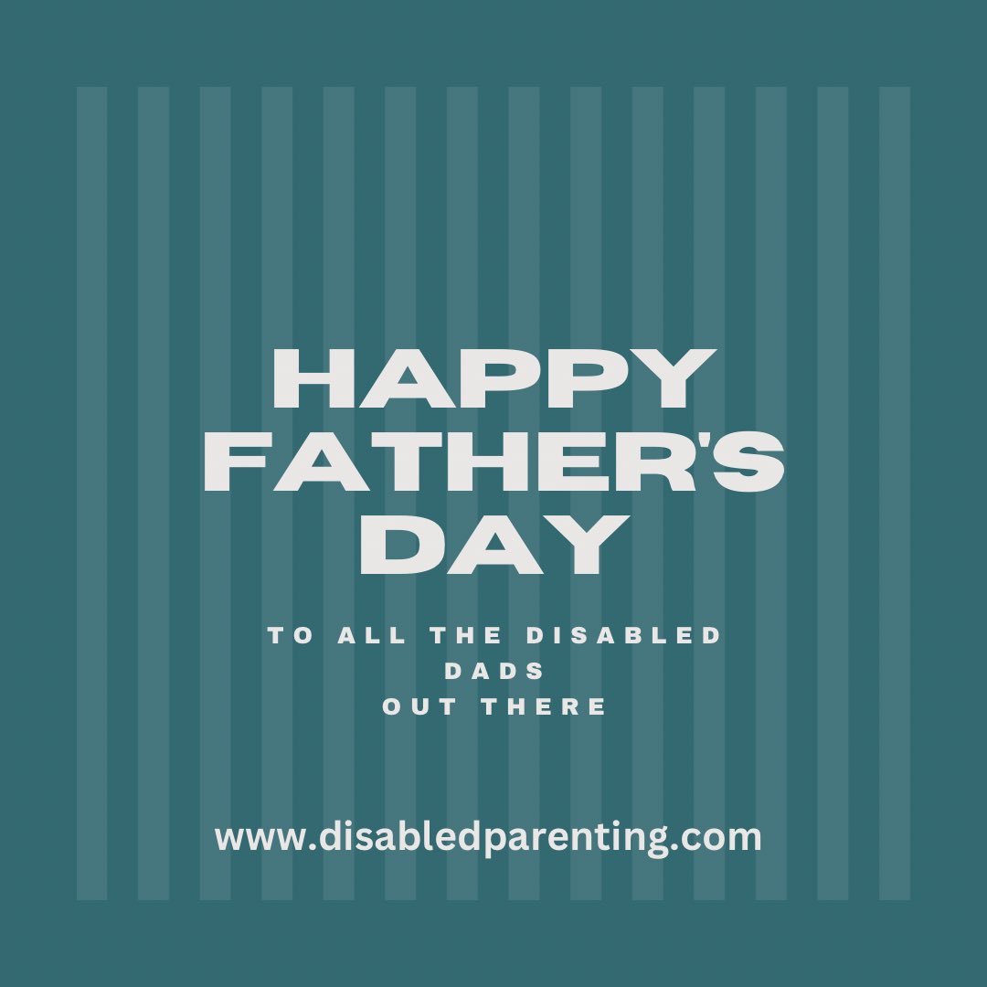 On Father's Day, DPP celebrates all of the disabled dads out there -- both those who are with their children and those who are not -- and we continue to strive for a day when disabled parents are together with their children.