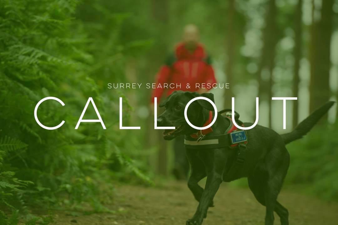SurreySAR's tweet photo. CALLOUT - team called out to Gomshall area to support @SurreyPolice https://t.co/GabA3l9Udl
