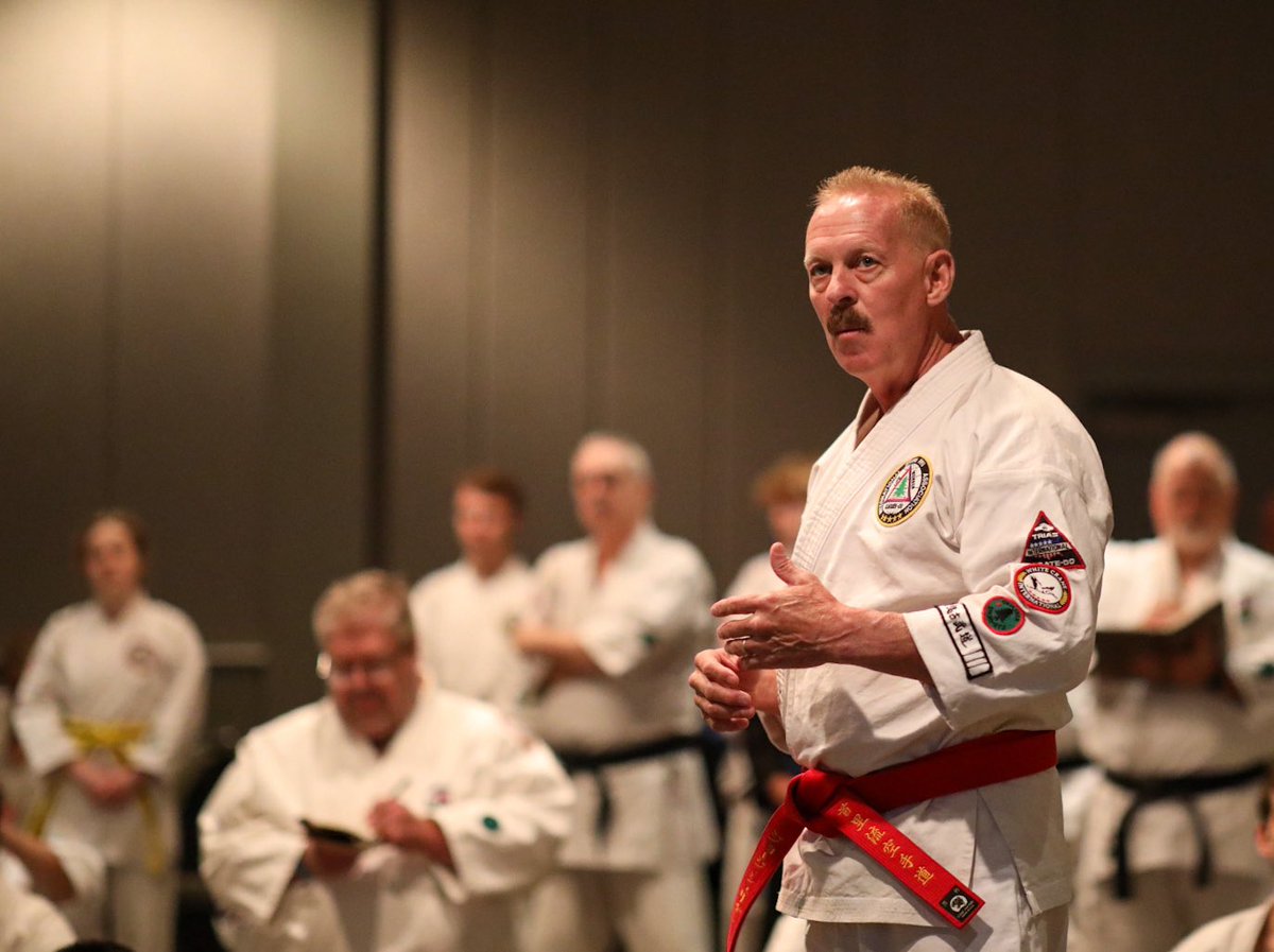 TheChadRyan's tweet image. Just got done hanging out for the weekend with about 200 of the best people you’ll find. I’ve dabbled with more regular training. It’s time I start doing more than just dabbling. 

#karateseminar #shuriryu