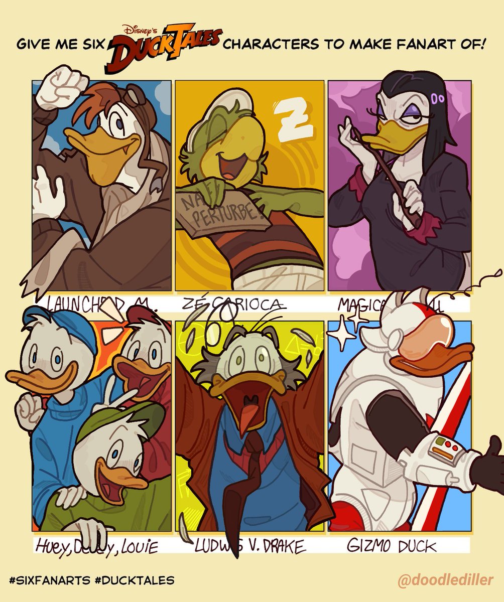 this was the final result!! i reeeally enjoyed doing this, hope to do it again soon :D
#ducktales
