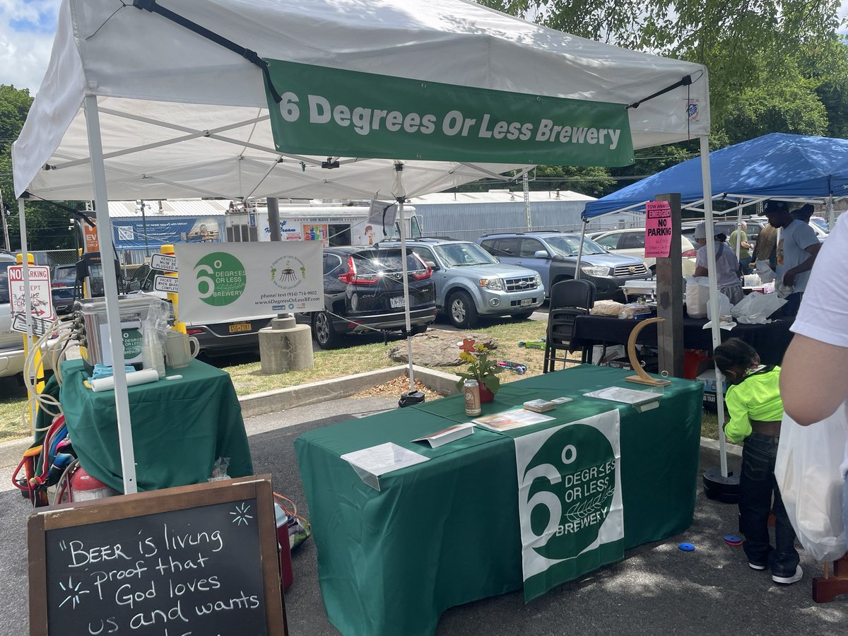 6DegreesBP's tweet photo. Serving up 6° or Less brews at the Ossining Juneteenth Celebration at the Ossining waterfront. https://t.co/EiE9AK8PLu