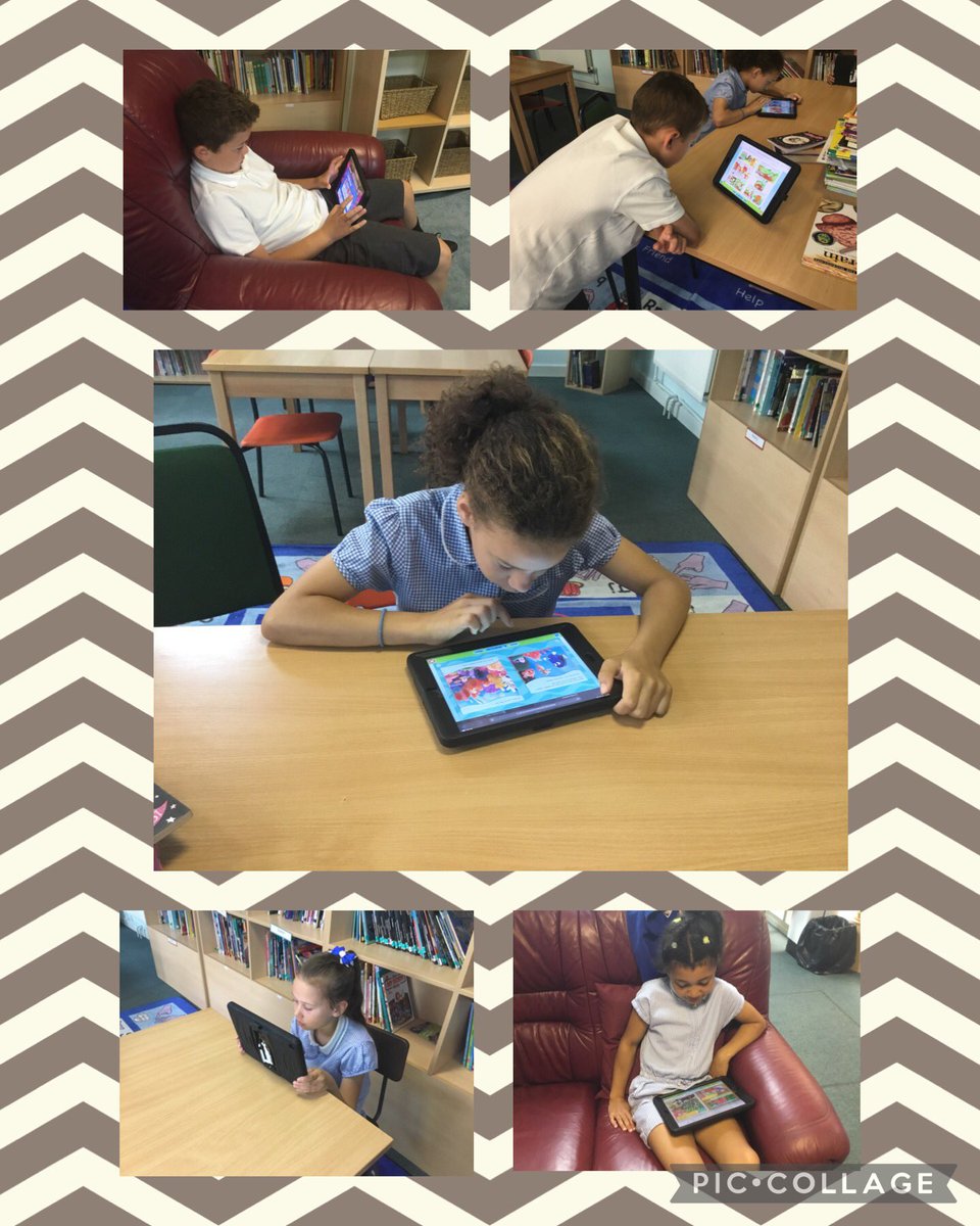st_michaels_ham's tweet photo. Taking advantage of our library to enjoy some relaxed reading for pleasure time using our Active Learn Bug Club. Well done 5X! #SMITHReading https://t.co/aysW2ZLuWi