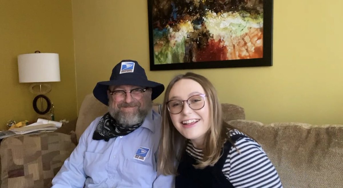I once told my preschoolers my dad’s a mailman, and they had so many questions. He couldn’t answer them in person, so he did the next best thing—filmed an “Interview With a Mailman”. (see screenshot) Happy Father’s Day to my daddy, a role model for me and kids everywhere. ❤️ you!