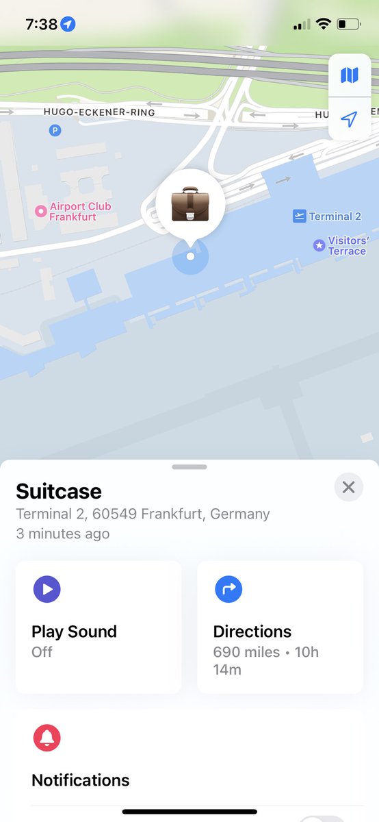 ⁦<a href="/lufthansa/">Lufthansa</a>⁩ My suitcase has been sitting in Terminal 2 in Frankfurt since Thursday, meanwhile I’m in the south of France without it!! I’m racking up the purchases and will be duly compensated for the inconvenience you have caused!