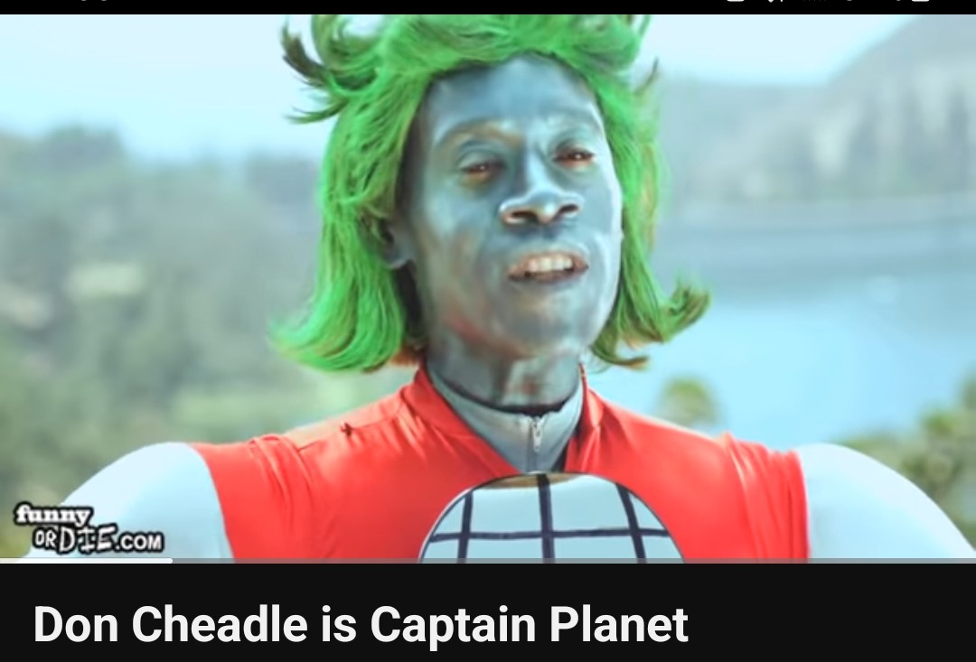 #DonCheadle #CaptainPlanet
#FunnyOrDieTVShow #Humour😆
youtu.be/TwJaELXadKo
youtu.be/YL97QjGEx6s