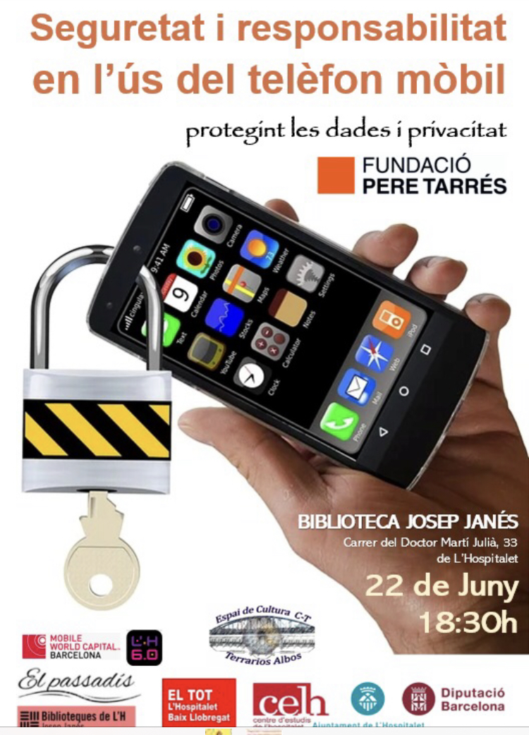 El proper dijous 22, a la biblioteca Josep Janés, la Fundació Pere Tarrés ens farà una xerrada interessant i molt útil!!!