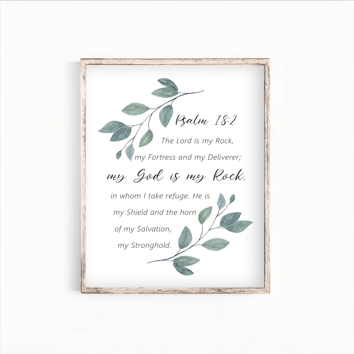 Printable Bible Verse Wall Art Psalm 18:2 The Lord is my rock etsy.me/449pcbZ 

#bibleverse #bibleversewallart #bible #dailyverse #god #scripture #scripturewallart #bibleverseprint #scriptureprint #christiangift #psalm