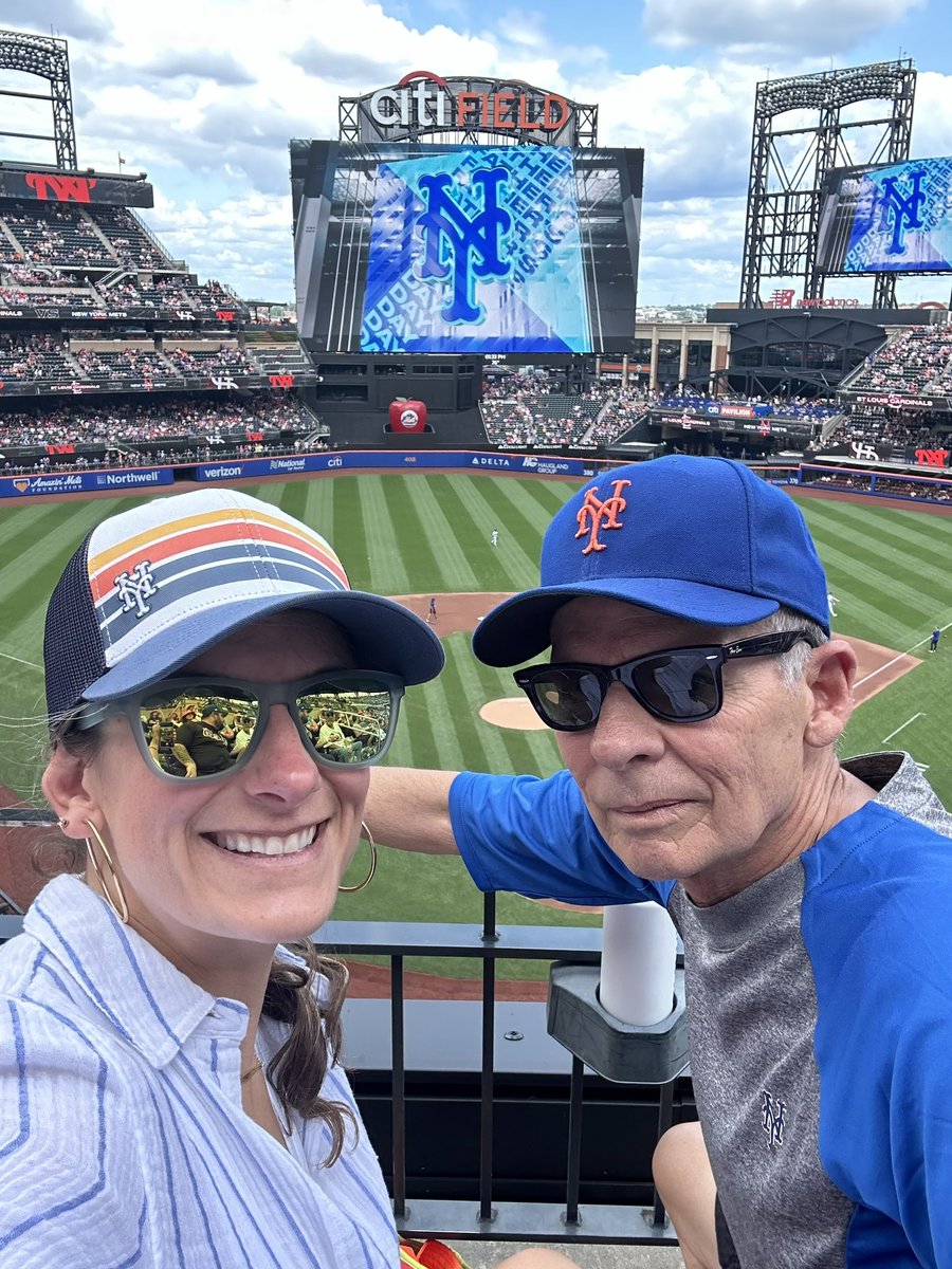 Favorite Father’s Day Tradition: The <a href="/Mets/">New York Mets</a> with my Pops!  #letsgomets