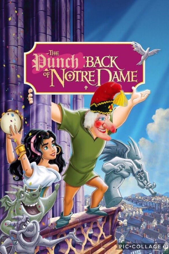 The Punch back of Notre dame  #PuppetsInMoviesOrSongs