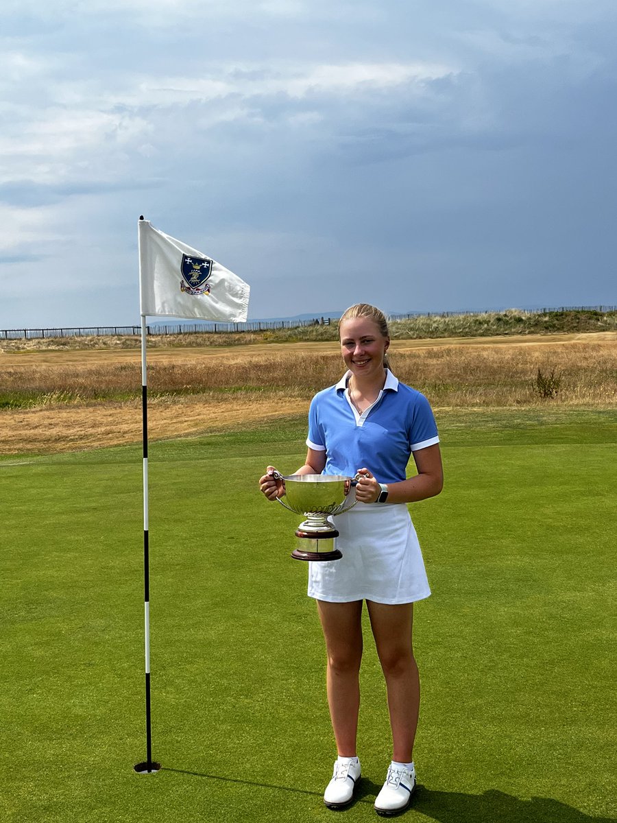 @RoyalTroonGC junior club champion 2023 🏆 pleased and honoured to make history and become the first female to ever win the club championship @PINGTourEurope @TitleistEurope @KarynDallas1 @FSUGolf @sportscotland @ScottishGolf @USUSAGOLF