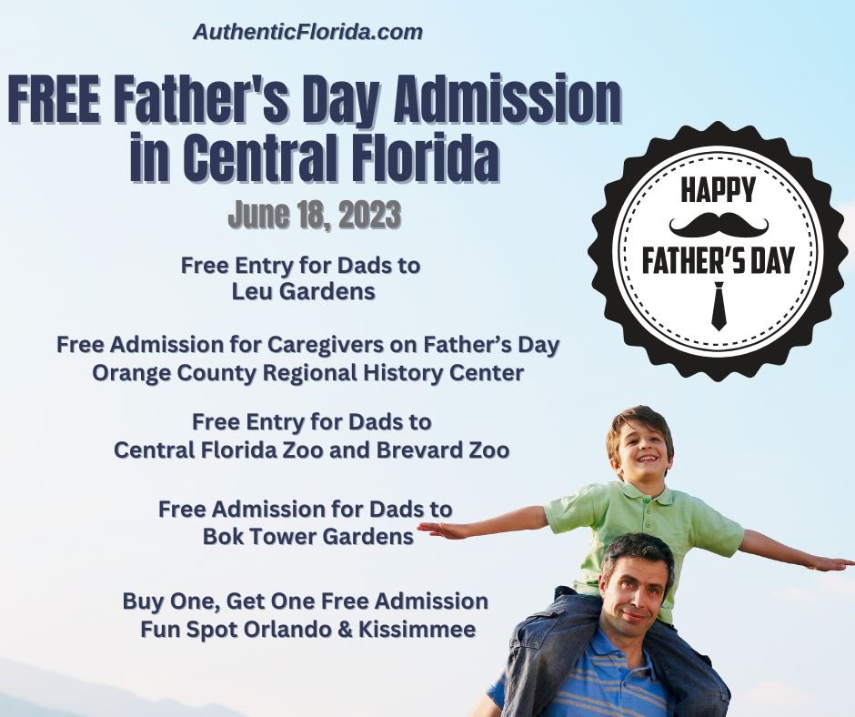 Hope everyone is enjoying #FathersDay2023, from your friends AuthenticFlorida.com.