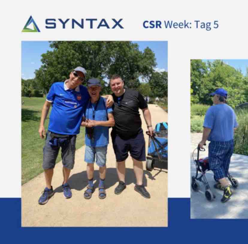 SyntaxSystemsDE's tweet image. Am letzten Tag unserer CSR-Week haben wir gemeinsam mit den Bewohnern des Pilgerhauses einen Ausflug zur Bundesgartenschau im Luisenpark in Mannheim gemacht. 🌷Unser  Highlight war definitiv das Seilbahnfahren, bei dem die Bewohner die Umgebung erkunden konnten. 😍 #Syntax #CSR