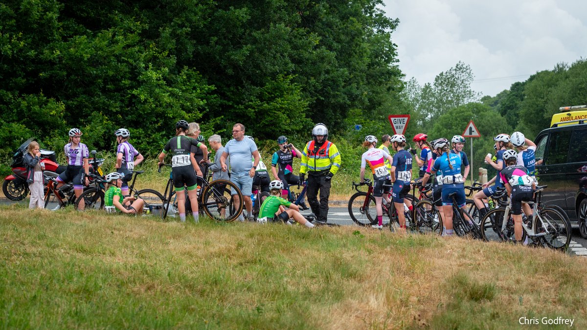 An exhausting finish this afternoon in the Hatherleigh round of the BC Junior Women's &amp; U23 Women's Road Series with Amelia Cuban (Tofauti Everyone Active) taking the win ahead of Matilda McKibben (Liv Cycling Club -Halo Films) and Alice Colling Shibden Hope Tech Apex).