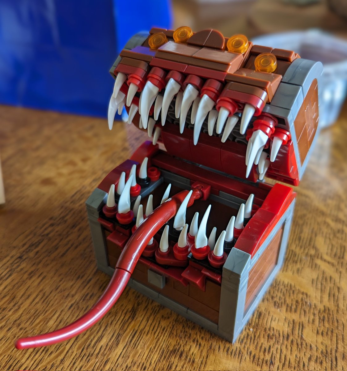 Father's Day present from my youngest (12). It looks menacing, but I've been told it just wants to be friends...
