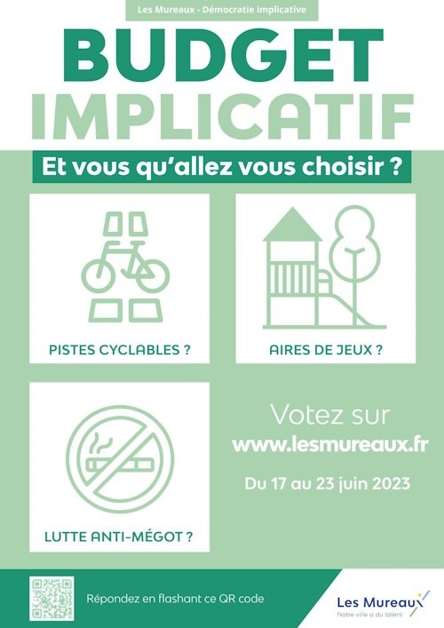 LNDM1's tweet image. [#démocratieimplicative #lesmureaux ]
Démocratie Implicative 2023 seconde étape : les muriautins votent pour leurs projets

@Les_Mureaux @MureauxTourisme  #Buget2023 #budgetimplicatif #infolesmureaux 
les-nouvelles-des-mureaux.com/spip.php?artic…