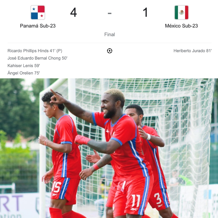 ¡¡PANAMÁ CONQUISTÓ TOULON!! La selección canalera derrotó 4-1 a México en la final y se quedó con el Torneo Maurice Revello. Campeones invictos. Primera vez en toda la historia que un país centroamericano gana este torneo internacional juvenil. Felicidades a los panameños.