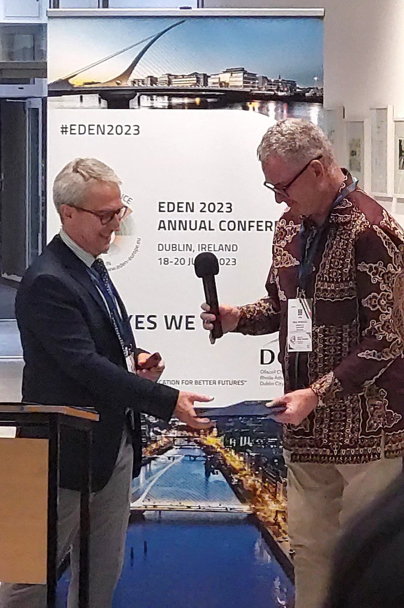 Congrats <a href="/14prinsp/">Paul Prinsloo 🇸🇩🇿🇦🏳️‍🌈</a>,  <a href="/EDEN_DLE/">EDEN Digital Learning Europe</a> Senior Fellow
