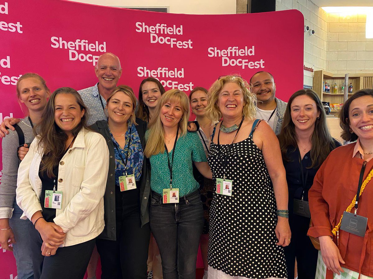 Great to be back <a href="/sheffdocfest/">Sheffield DocFest</a> for the first time since the pandemic. A much-needed reminder of the dedication and talent of so many filmmakers in this rollercoaster of an industry. Good to catch up with so many friends and colleagues including Team <a href="/truevisiontv/">True Vision Productions</a> and <a href="/CandourTV/">Candour Productions</a>