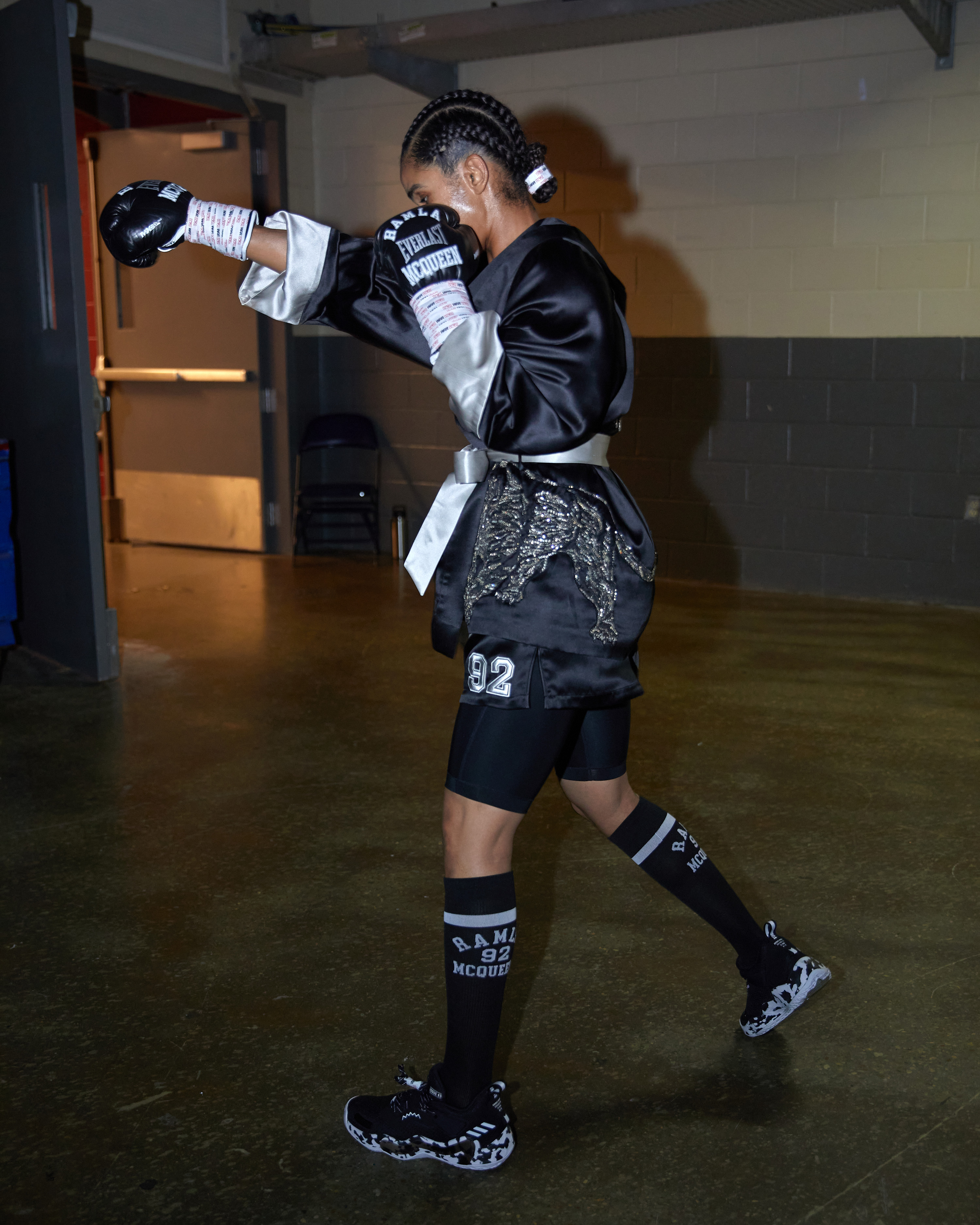 custom boxing gown